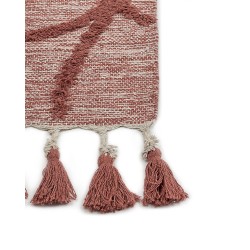 Dywan bawełniany 80 x 150 cm czerwony KIRSEHIR