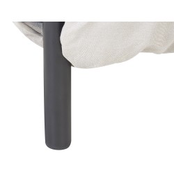 Sofa ogrodowa 3-osobowa jasnoszara ESPERIA