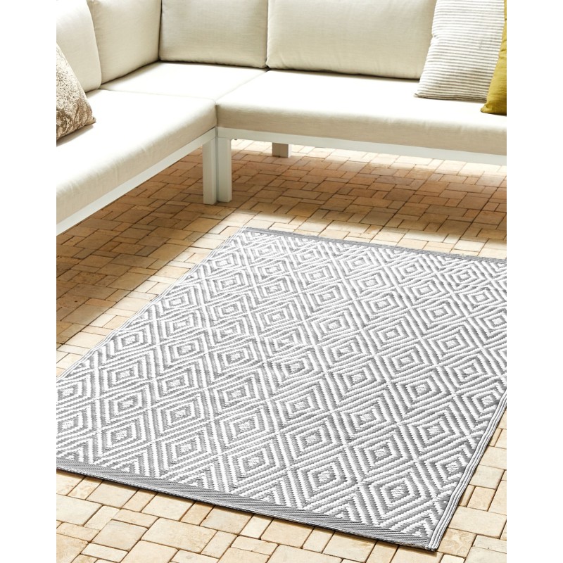 Dywan zewnętrzny 120 x 180 cm jasnoszary SIKAR