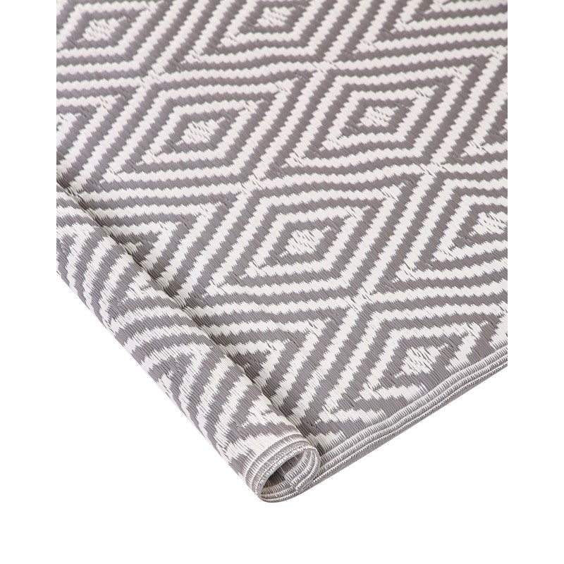 Dywan zewnętrzny 120 x 180 cm jasnoszary SIKAR