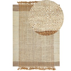 Dywan z juty 200 x 300 cm beżowy DEDEMLI