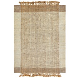 Dywan z juty 200 x 300 cm beżowy DEDEMLI