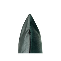 Zestaw 2 poduszek dekoracyjnych BICOCCA Welur 45 x 45 cm Ciemnozielony Wzór świąteczny