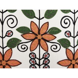 Poduszka dekoracyjna VELLORE Bawełna 50 x 50 cm Kolorowy Wzór kwiatowy