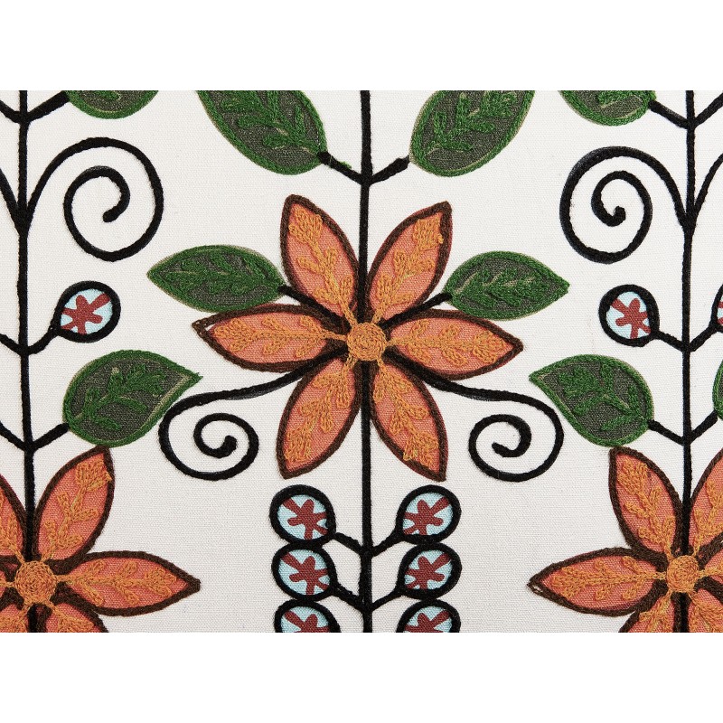 Poduszka dekoracyjna VELLORE Bawełna 50 x 50 cm Kolorowy Wzór kwiatowy