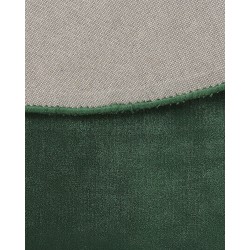 Dywan okrągły z wiskozy ø 140 cm zielony GESI II