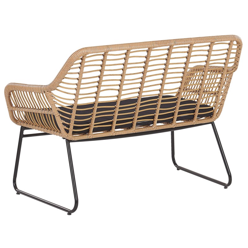 Zestaw ogrodowy ze stolikiem dla 4 osób MINORI Technorattan Beżowy