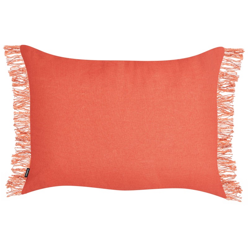 Zestaw 2 poduszek dekoracyjnych MABA Bawełna 50 x 35 cm Pomarańczowy Jednolity