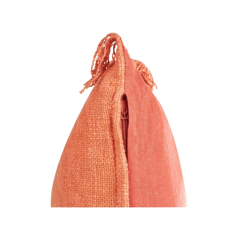 Zestaw 2 poduszek dekoracyjnych MABA Bawełna 50 x 35 cm Pomarańczowy Jednolity