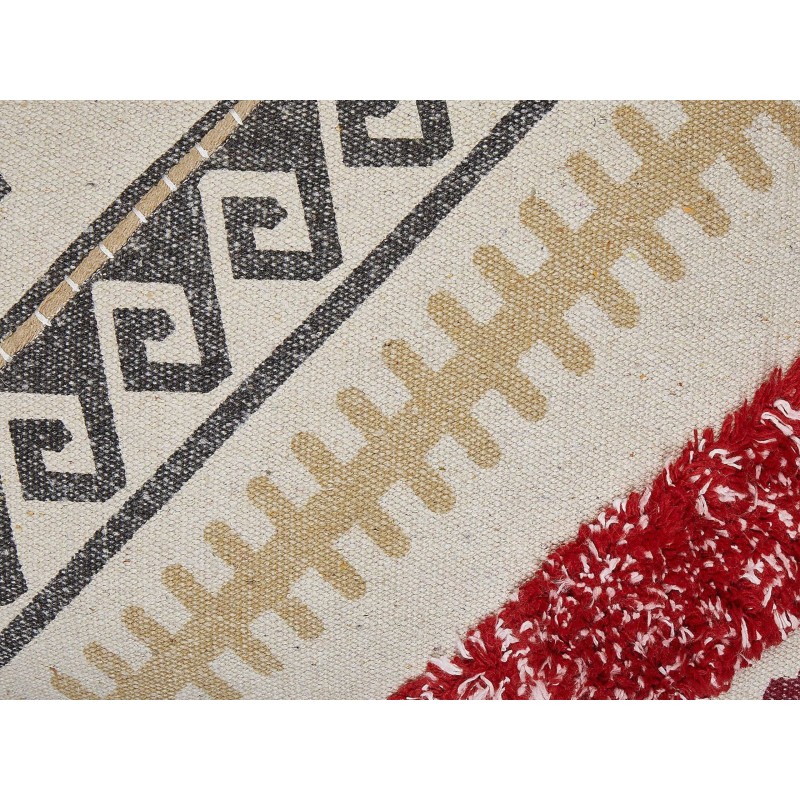 Zestaw 2 poduszek dekoracyjnych BETULA Bawełna 30 x 50 cm Beżowy Wzór geometryczny