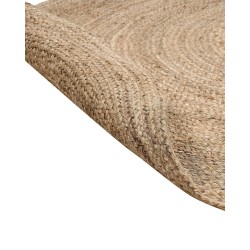 Dywan owalny jutowy 160 x 230 cm beżowy DEMIRCI