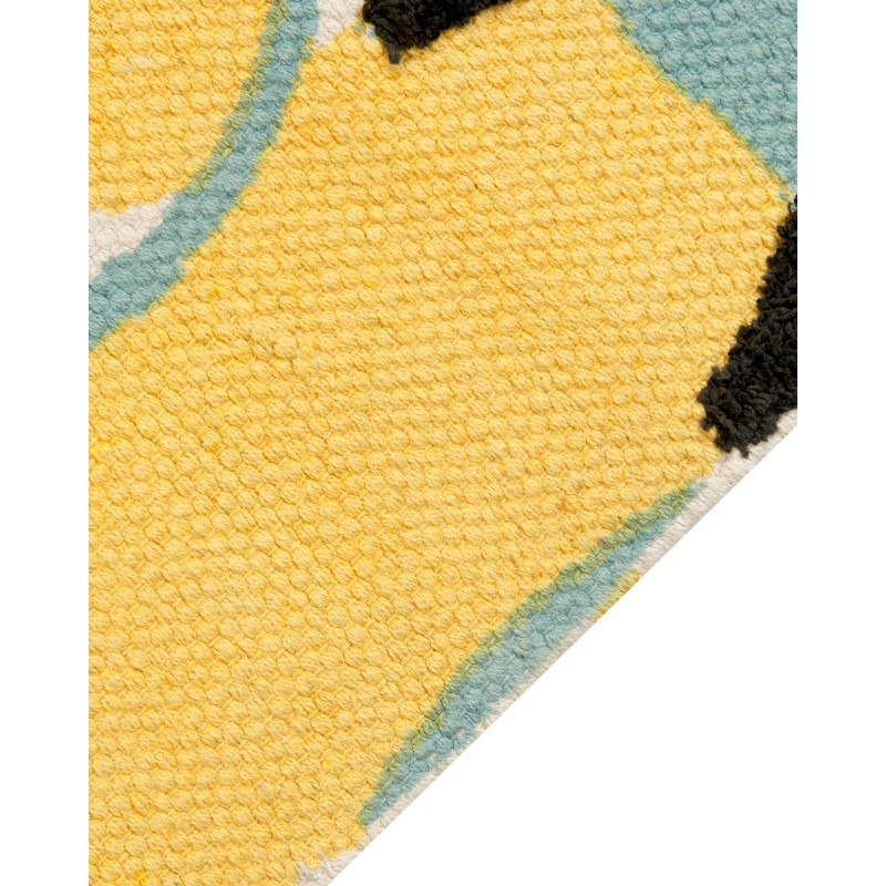 Dywan dziecięcy bawełniany motyw zwierzęcy 80 x 150 cm wielokolorowy TUTUT