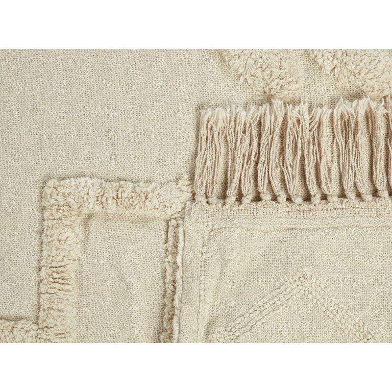 Koc CHACK Bawełna 200 x 220 cm Beżowy