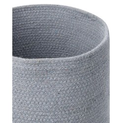 Zestaw 3 koszy BASIMA Bawełna Szary