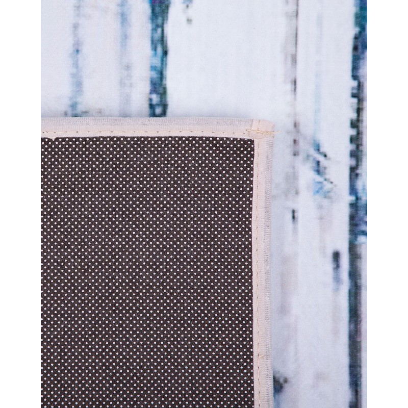 Dywan 140 x 200 cm niebiesko-beżowy BURDUR