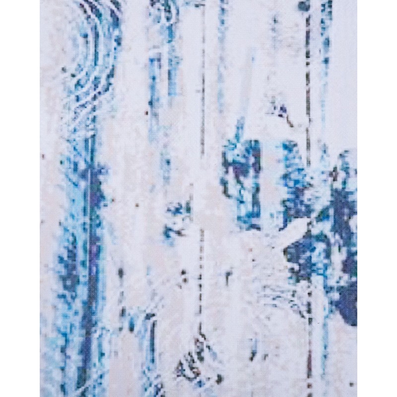 Dywan 140 x 200 cm niebiesko-beżowy BURDUR