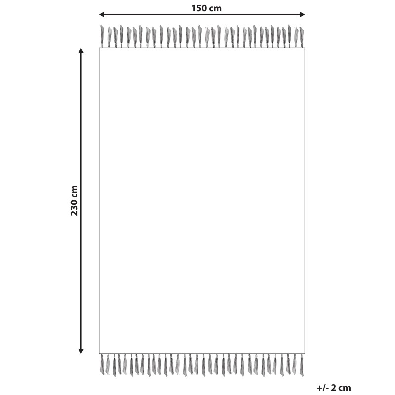 Dywan 150 x 230 cm wielokolorowy ARMUTALAN