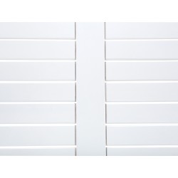 Stół ogrodowy BALTIC 55 cm 100 cm Drewno akacjowe Biały