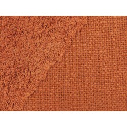 Zestaw 2 poduszek dekoracyjnych AVIUM Bawełna 45 x 45 cm Pomarańczowy Wzór geometryczny