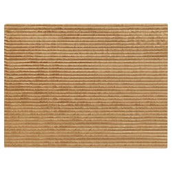 Narzuta na łóżko RAKYA Sztuczne futro 150 x 200 cm Jasnobrązowy