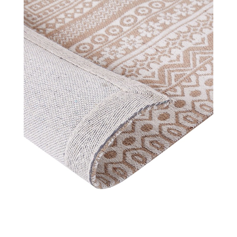 Dywan 80 x 150 cm beżowo-biały BAGLAR