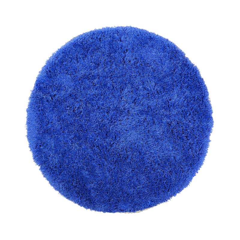 Dywan shaggy okrągły ⌀ 140 cm niebieski CIDE