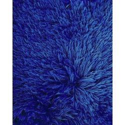 Dywan shaggy okrągły ⌀ 140 cm niebieski CIDE