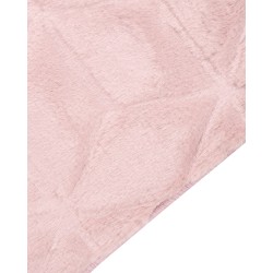 Dywan sztuczne futro królika 160 x 230 cm różowy THATTA