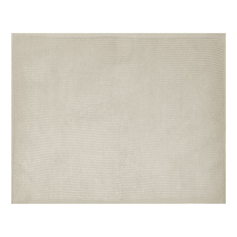 Narzuta na łóżko ILEN Bawełna 150 x 200 cm Jasnobeżowy