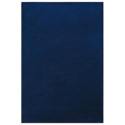 Dywan z wiskozy 140 x 200 cm granatowy GESI II