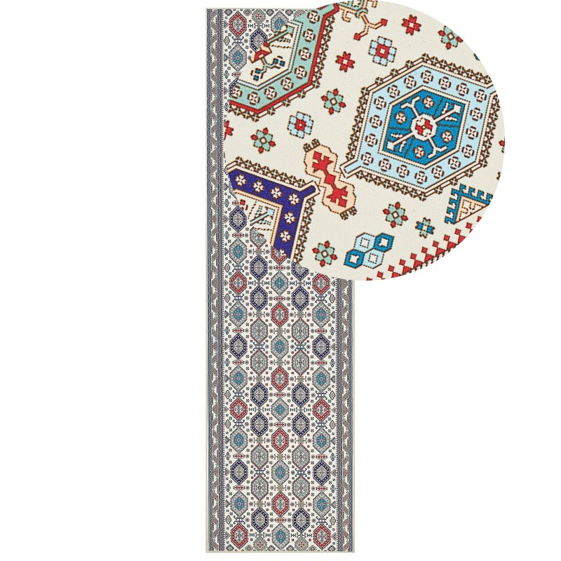 Dywan 80 x 300 cm wielokolorowy HACILAR