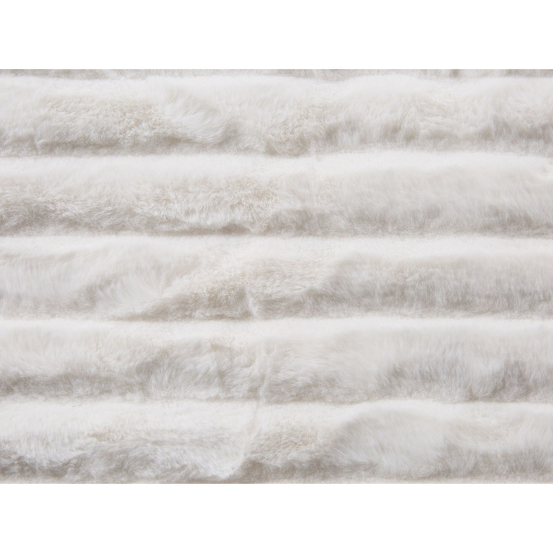 Koc ABTEH 180 x 220 cm Złamana biel