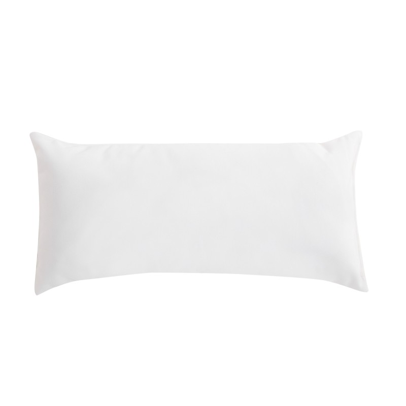 Leżak ogrodowy z poduszką TERAMO Drewno modrzewiowe Złamana biel