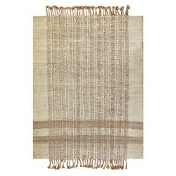 Dywan z juty 140 x 200 cm beżowy ORTAOBA