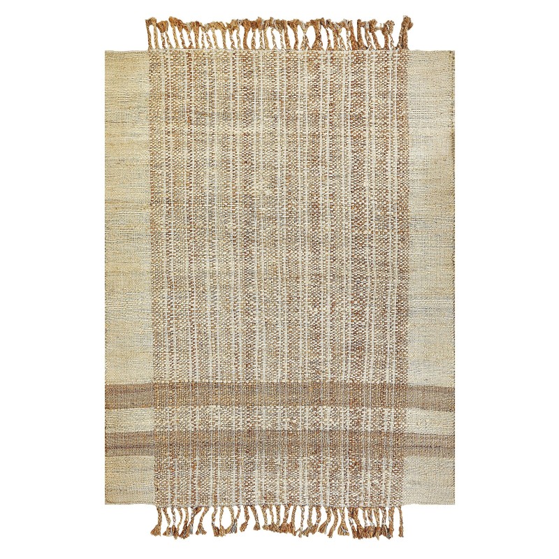 Dywan z juty 140 x 200 cm beżowy ORTAOBA