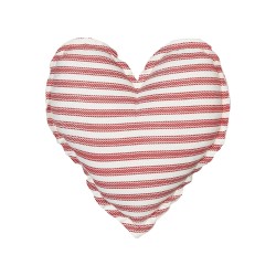 Zestaw 2 poduszek dekoracyjnych RUBIA Bawełna 45 x 45 cm Czerwony W paski