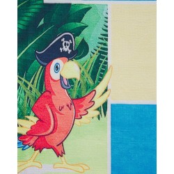 Dywan dziecięcy gra w klasy 80 x 150 cm zielony BABADAG