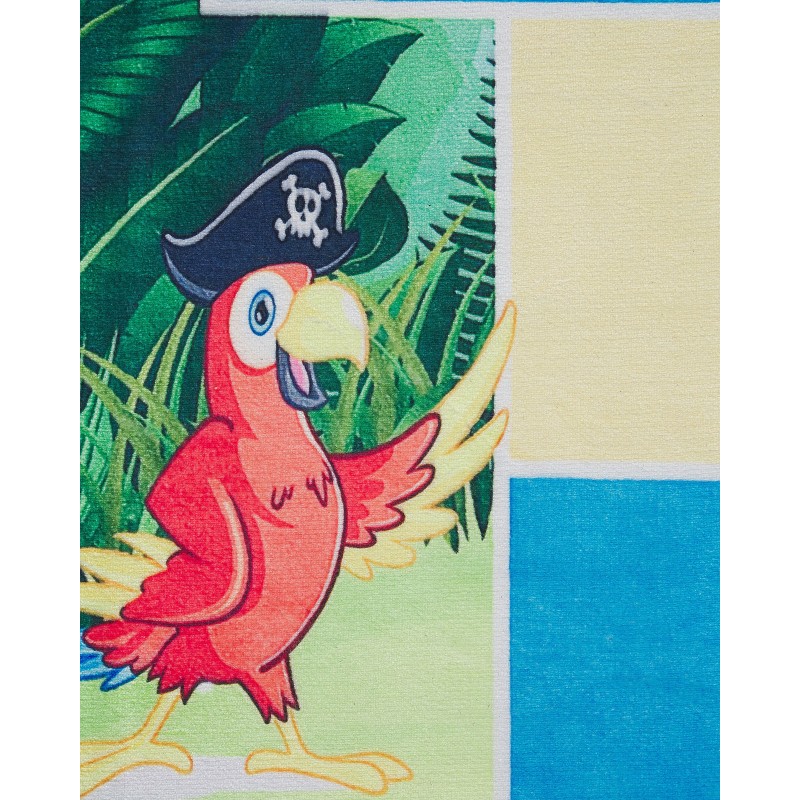 Dywan dziecięcy gra w klasy 80 x 150 cm zielony BABADAG