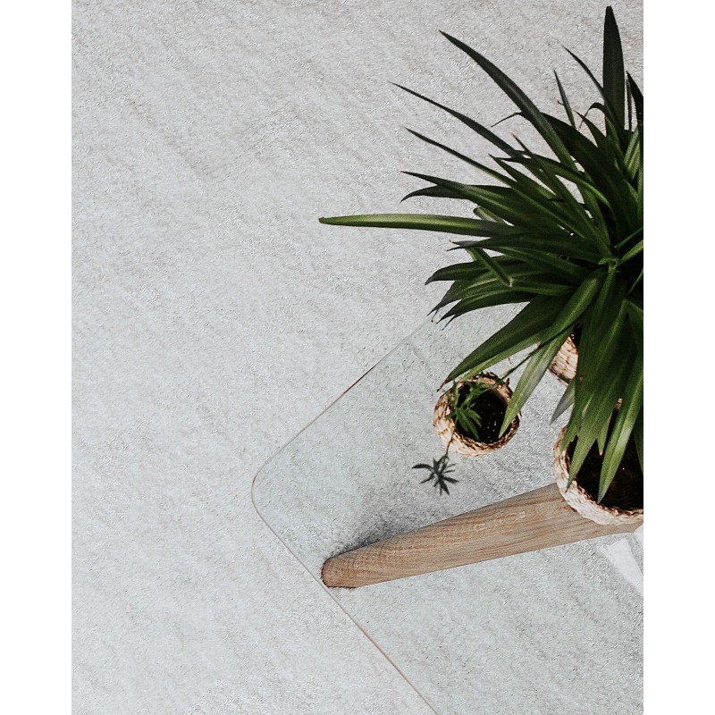 Dywan shaggy 80 x 150 cm biały DEMRE