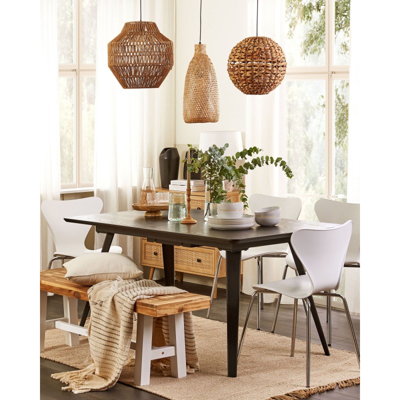 Dywan z juty 140 x 200 cm beżowy ZERDALI