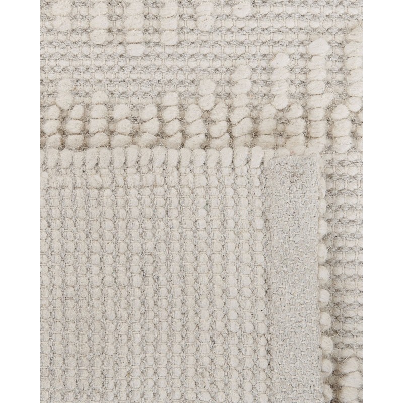 Dywan wełniany 200 x 200 cm beżowy LAPSEKI