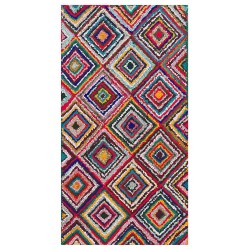 Dywan bawełniany 80 x 150 cm wielokolorowy KAISERI