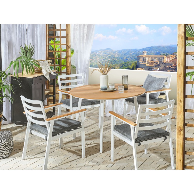 Stół ogrodowy CAVOLI 105 cm 105 cm Brązowy