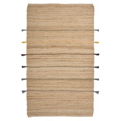 Dywan z juty 140 x 200 cm beżowy RAUTA