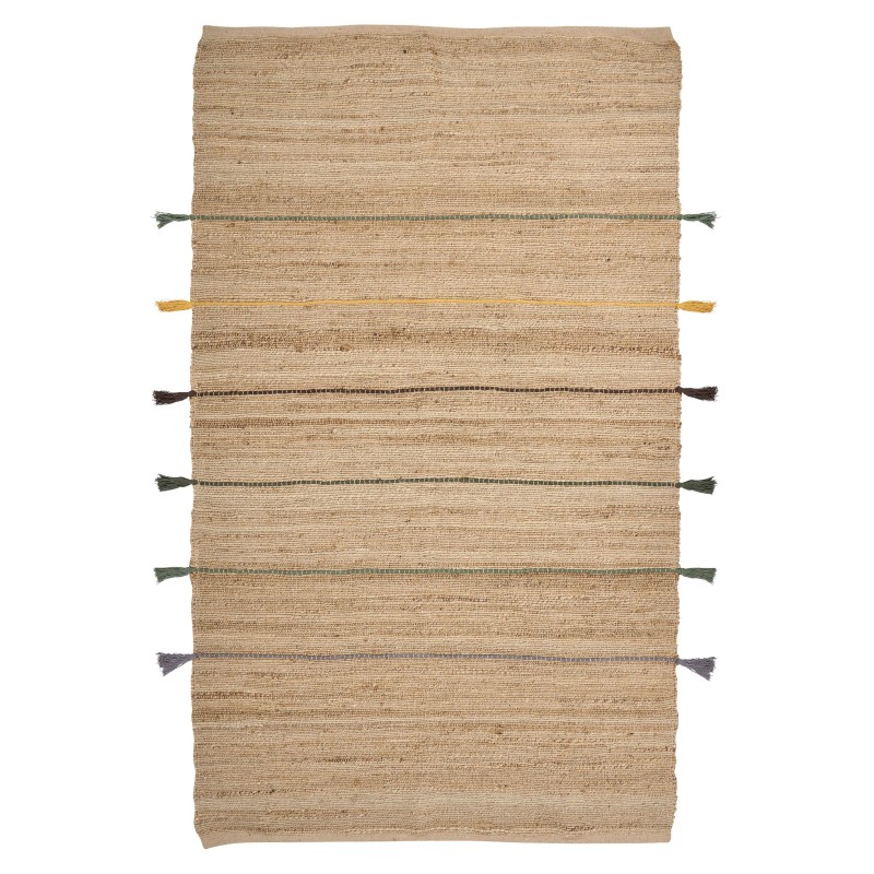 Dywan z juty 140 x 200 cm beżowy RAUTA