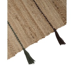 Dywan z juty 140 x 200 cm beżowy RAUTA
