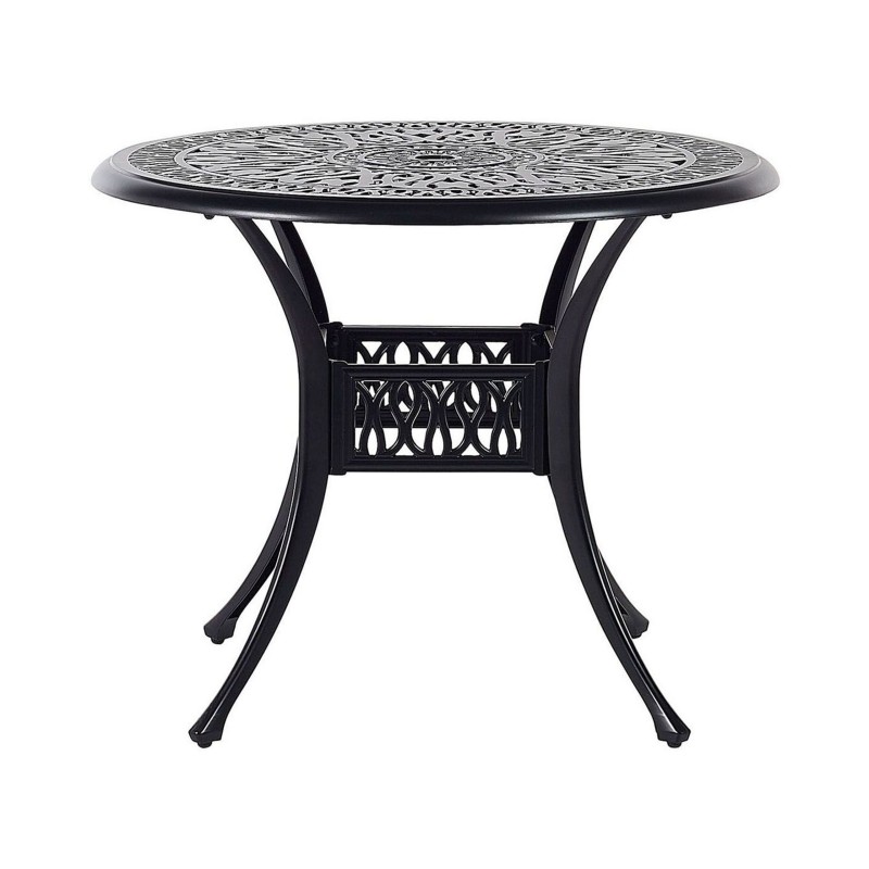 Stolik bistro ANCONA 90 cm 90 cm Metal Czarny