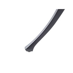 Stolik bistro ANCONA 90 cm 90 cm Metal Czarny