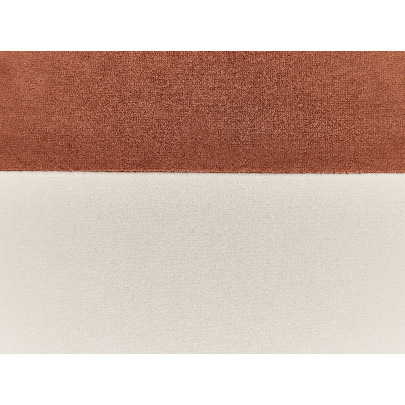 Zestaw 2 poduszek dekoracyjnych CAMPSIS Welur 45 x 45 cm Kolorowy Wzór geometryczny