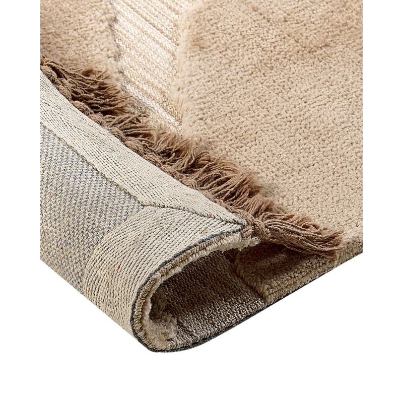 Dywan 160 x 230 cm beżowy SAZOO